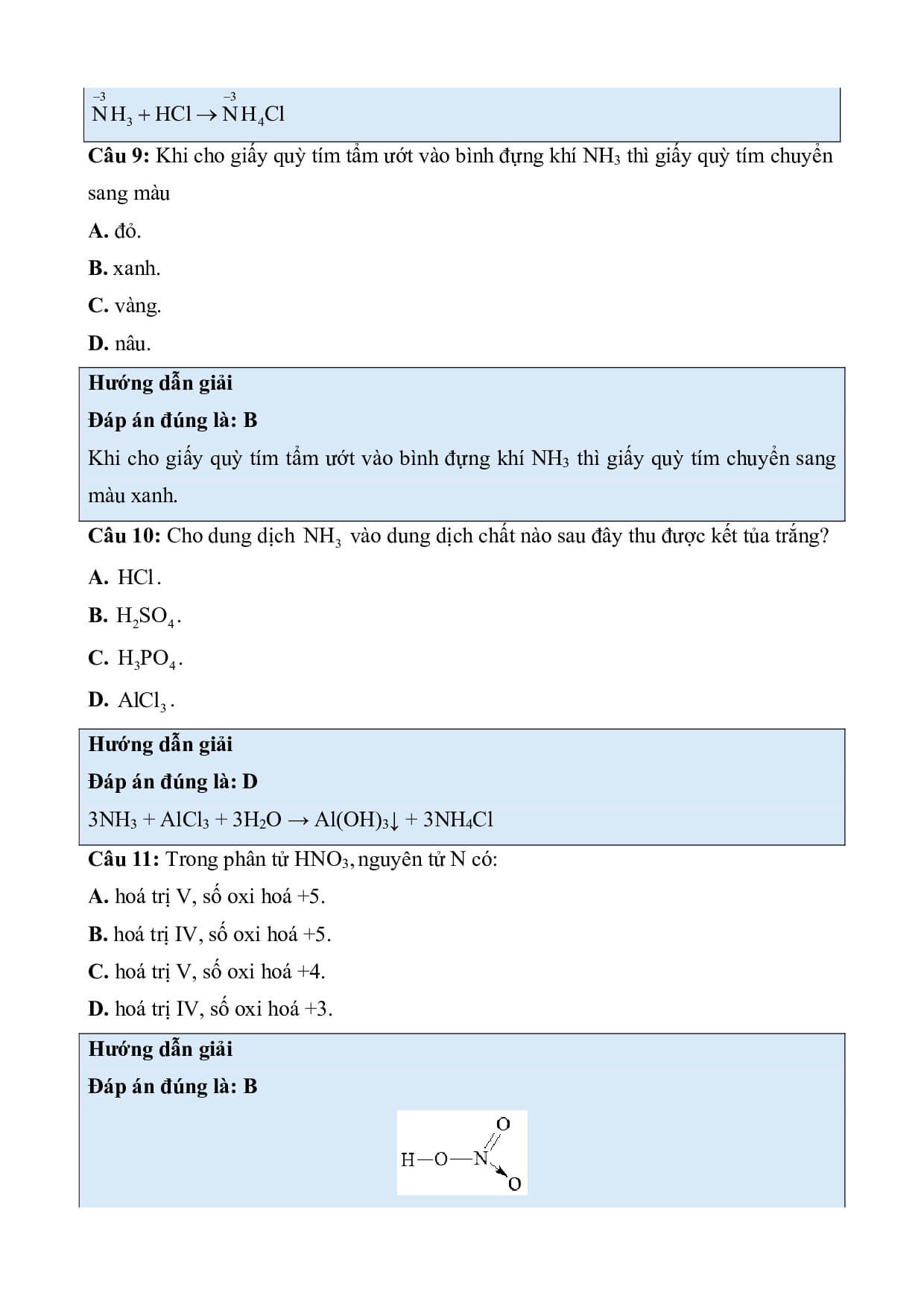8 Đề thi Giữa kì 1 Hoá học 11 Kết nối tri thức (có đáp án, cấu trúc mới)