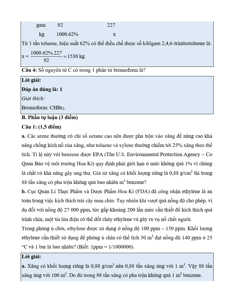 6+ Đề thi Giữa kì 2 Hoá học 11 Kết nối tri thức (cấu trúc mới, có đáp án)