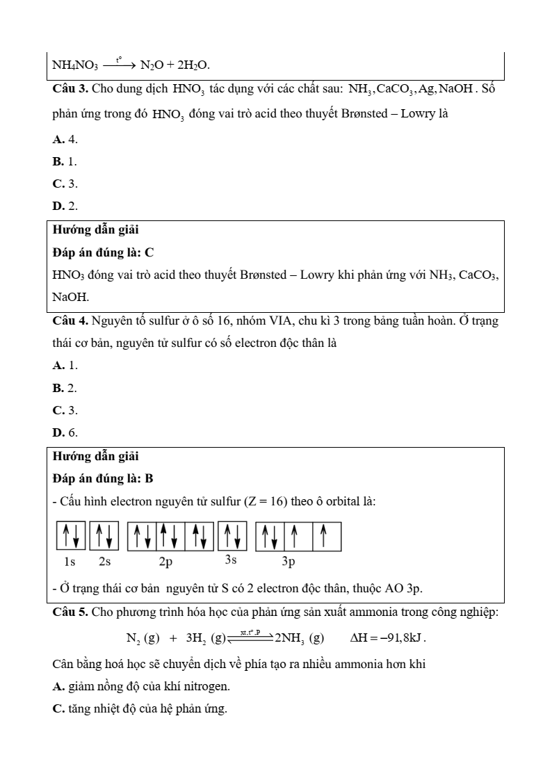 3 Đề thi Học kì 1 Hoá học 11 Cánh diều (có đáp án, cấu trúc mới)