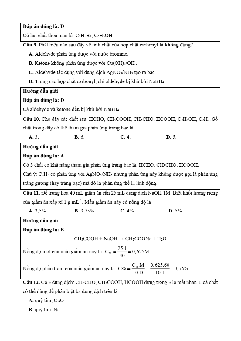 77+ Đề thi Học kì 2 Hoá học 11 Cánh diều (cấu trúc mới, có đáp án)