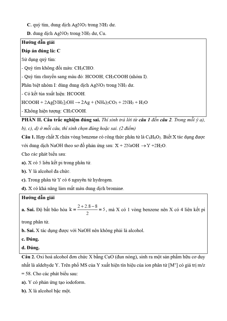 77+ Đề thi Học kì 2 Hoá học 11 Cánh diều (cấu trúc mới, có đáp án)