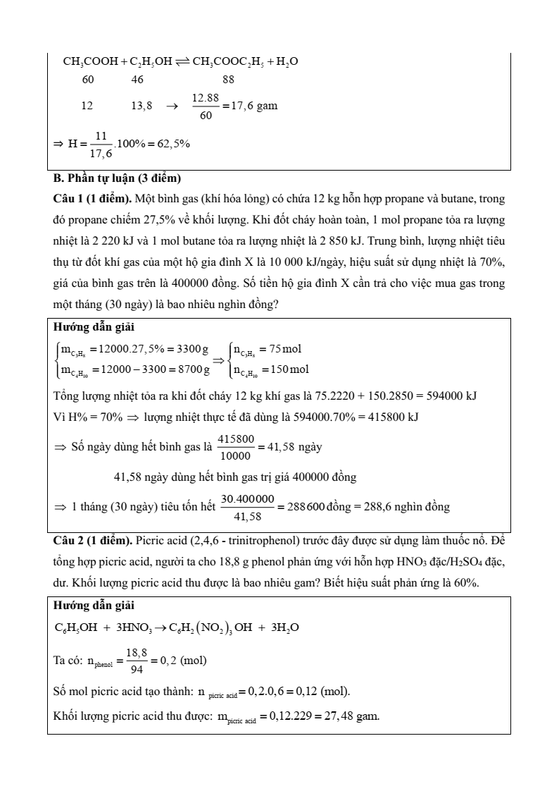 77+ Đề thi Học kì 2 Hoá học 11 Chân trời sáng tạo (cấu trúc mới, có đáp án)