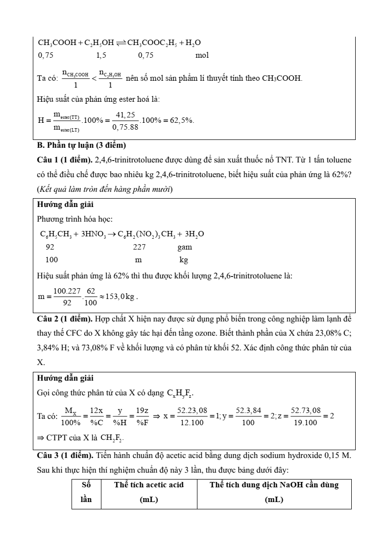 77+ Đề thi Học kì 2 Hoá học 11 Kết nối tri thức (cấu trúc mới, có đáp án)