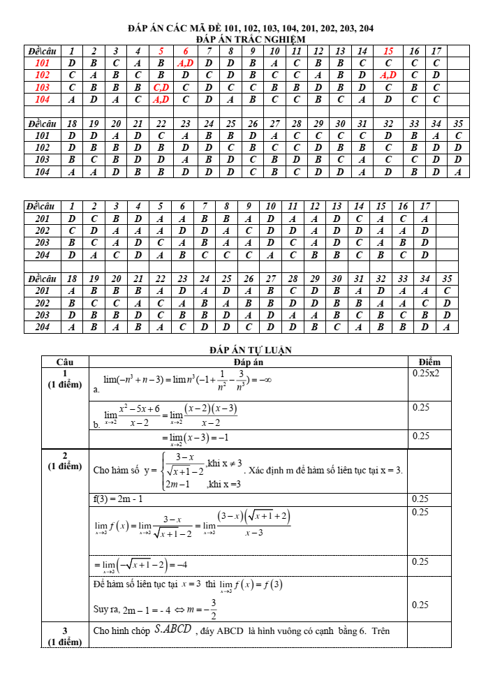 Đề thi Học kì 1 Toán 11 năm 2023-2024 trường THPT Nguyễn Du (Bình Phước)