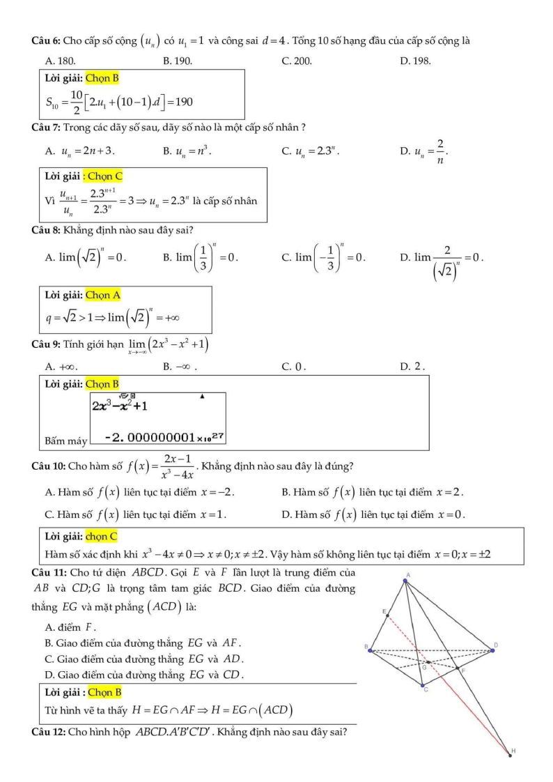 Đề thi Học kì 1 Toán 11 trường THPT Tây Thạnh năm 2025-2026