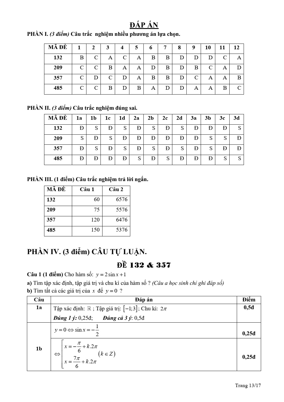 Đề thi Học kì 1 Toán 11 năm 2024-2025 trường THPT Ngô Gia Tự (Phú Yên)