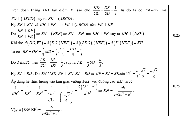Đề thi Học kì 2 Toán 11 trường THPT Hùng Thắng (Hải Phòng) năm 2024-2025