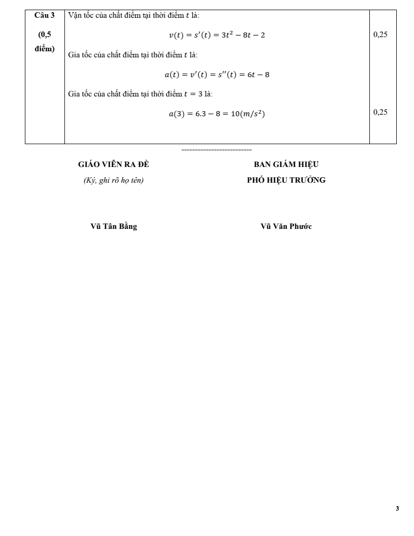 Đề thi Học kì 2 Toán 11 trường THPT Kẻ Sặt (Hải Dương) năm 2024-2025