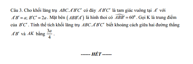 Đề thi Học kì 2 Toán 11 trường THPT số 1 Ngô Gia Tự  (Đắk Lắk) năm 2025-2026