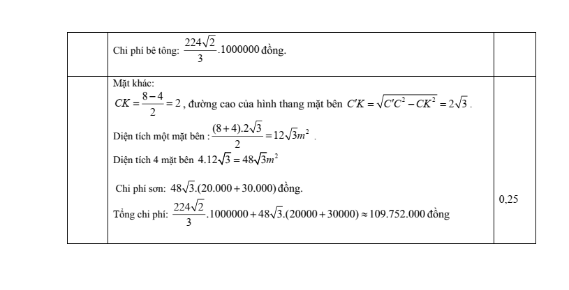 Đề thi Học kì 2 Toán 11 trường THPT Số 1 Lê Lợi (Quảng Trị) năm 2025-2026