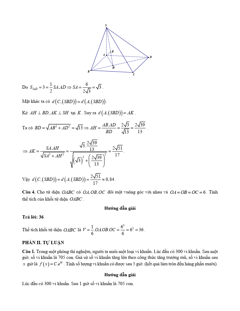 15+ Đề thi Giữa kì 2 Toán 11 Kết nối tri thức (cấu trúc mới, có đáp án)