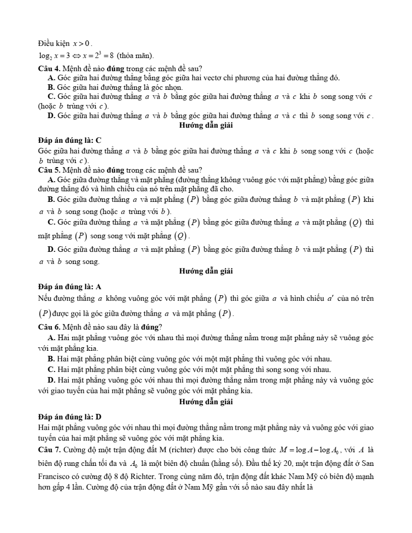 15+ Đề thi Giữa kì 2 Toán 11 Kết nối tri thức (cấu trúc mới, có đáp án)