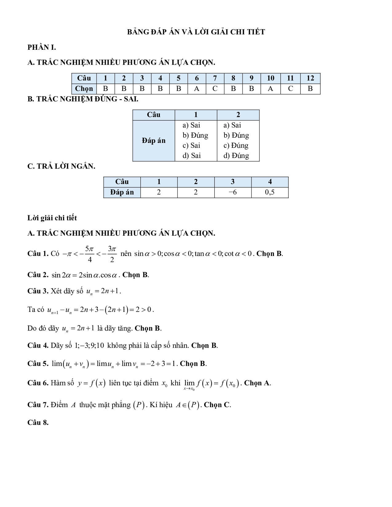 10 Đề thi Học kì 1 Toán 11 Cánh diều (có đáp án, cấu trúc mới)