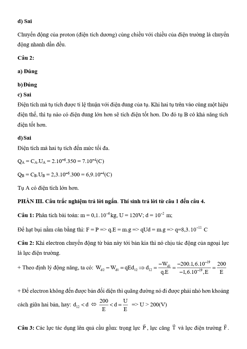 6+ Đề thi Giữa kì 2 Vật lí 11 Kết nối tri thức (cấu trúc mới, có đáp án)