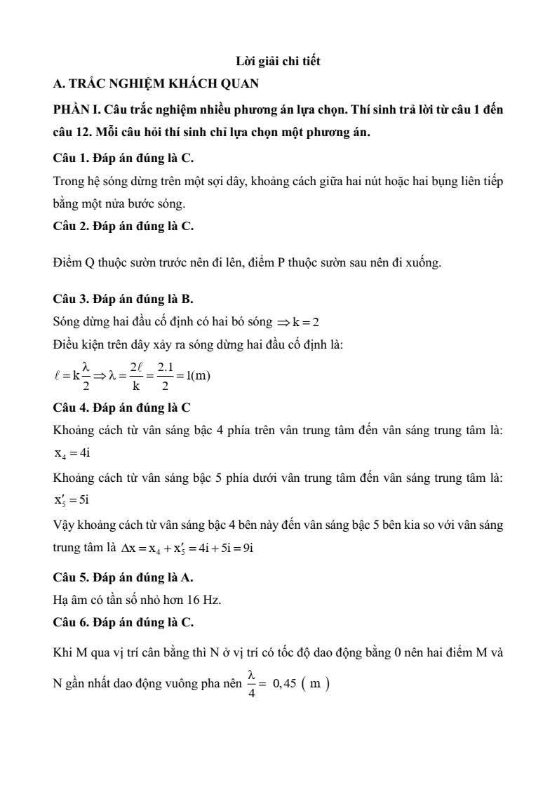 6 Đề thi Học kì 1 Vật lí 11 Cánh diều (có đáp án, cấu trúc mới)