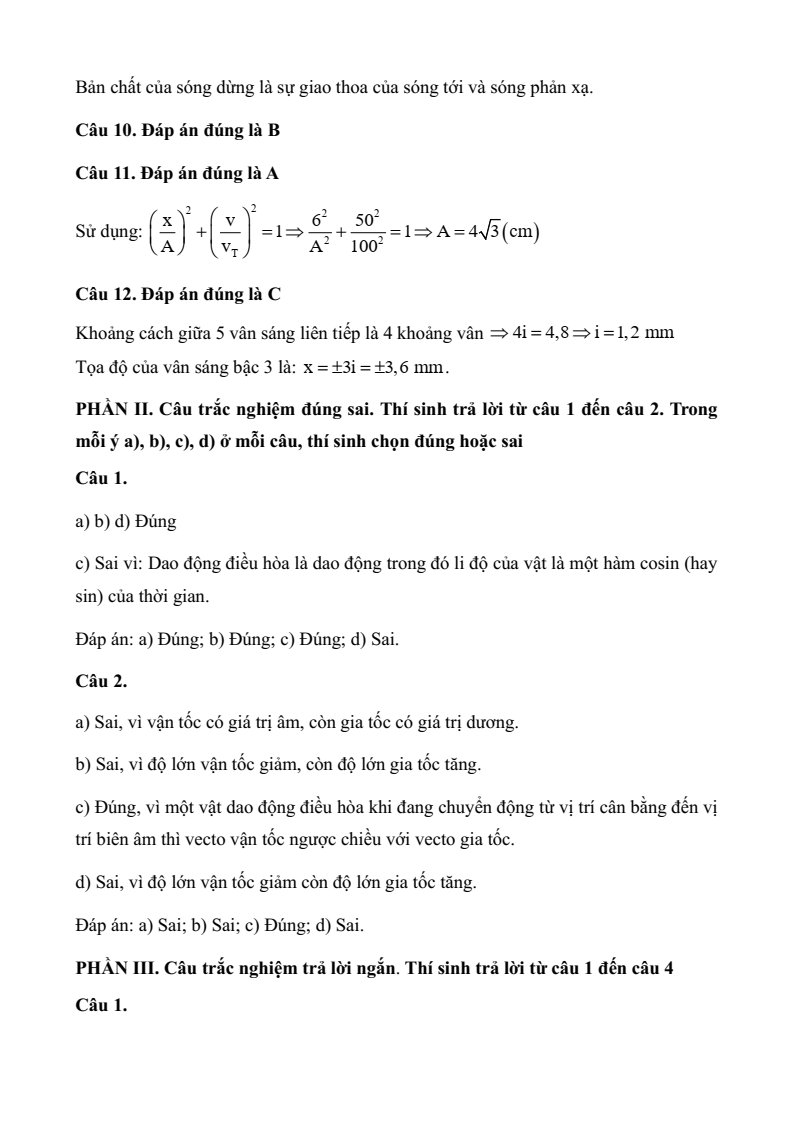 6 Đề thi Học kì 1 Vật lí 11 Kết nối tri thức (có đáp án, cấu trúc mới)
