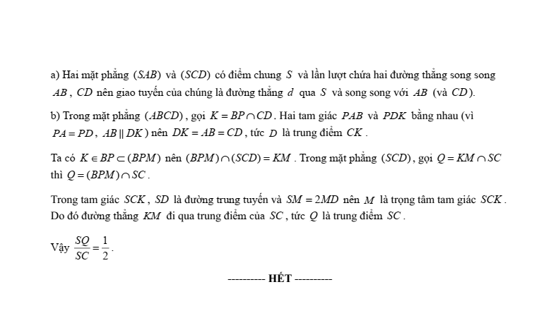 Đề thi Giữa kì 1 Toán 11 năm 2026-2027 trường THPT Thăng Long (Hà Nội)