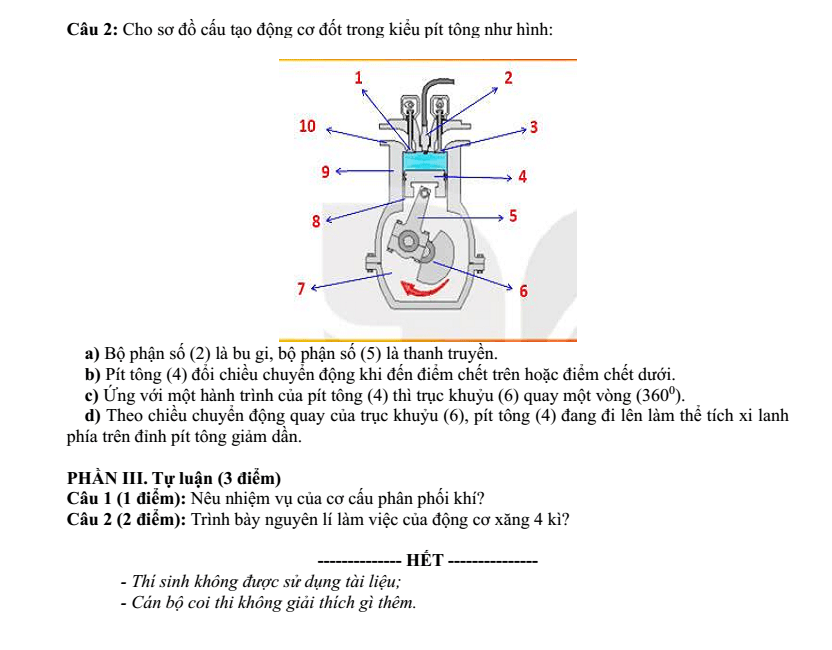 Đề thi Giữa kì 2 Công nghệ 11 năm 2025-2026 trường THPT Hùng Vương (Đà Nẵng)