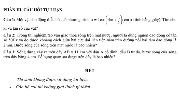 Đề thi Học kì 1 Vật lí 11 năm 2025-2026 trường THPT Lê Trọng Tấn (TP HCM)