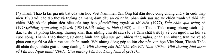 Đề thi Học kì 2 Văn 11 năm 2024-2025 trường THPT Gio Linh (Quảng Trị)