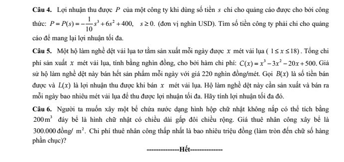 Đề cương ôn tập Giữa kì 1 Toán 12 trường THPT Hướng Hóa năm 2025-2026