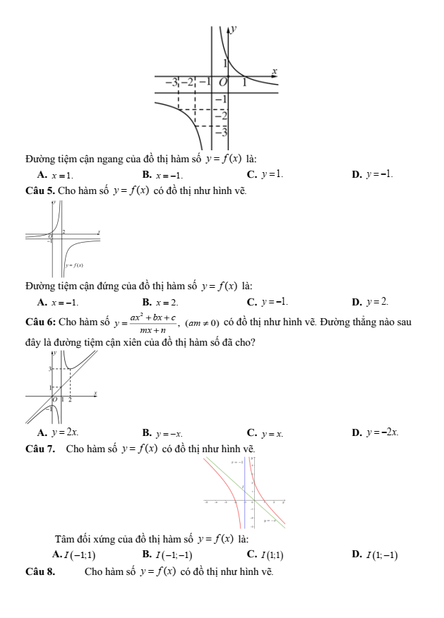 Đề cương ôn tập Giữa kì 1 Toán 12 trường THPT Quế Sơn năm 2025-2026