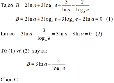 Đề kiểm tra 15 phút Toán 12 Chương 2 Giải tích có đáp án (Đề 1)