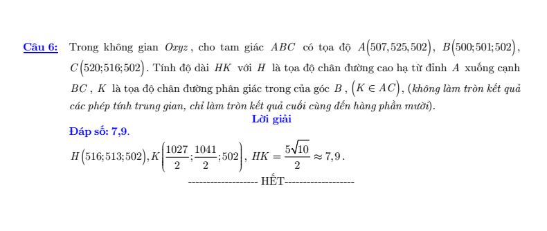 Đề thi Giữa kì 1 Toán 12 THCS-THPT Trần Cao Vân năm 2025-2026