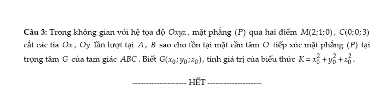 Đề thi Giữa kì 2 Toán 12 trường THPT Nguyễn Hữu Cầu (Tp.HCM) năm 2024-2025