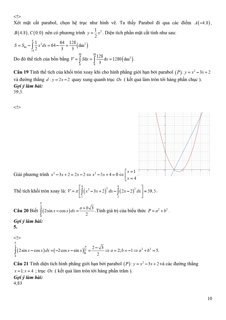 Đề thi Giữa kì 2 Toán 12 trường THPT Vĩnh Linh (Quảng Trị) năm 2025-2026