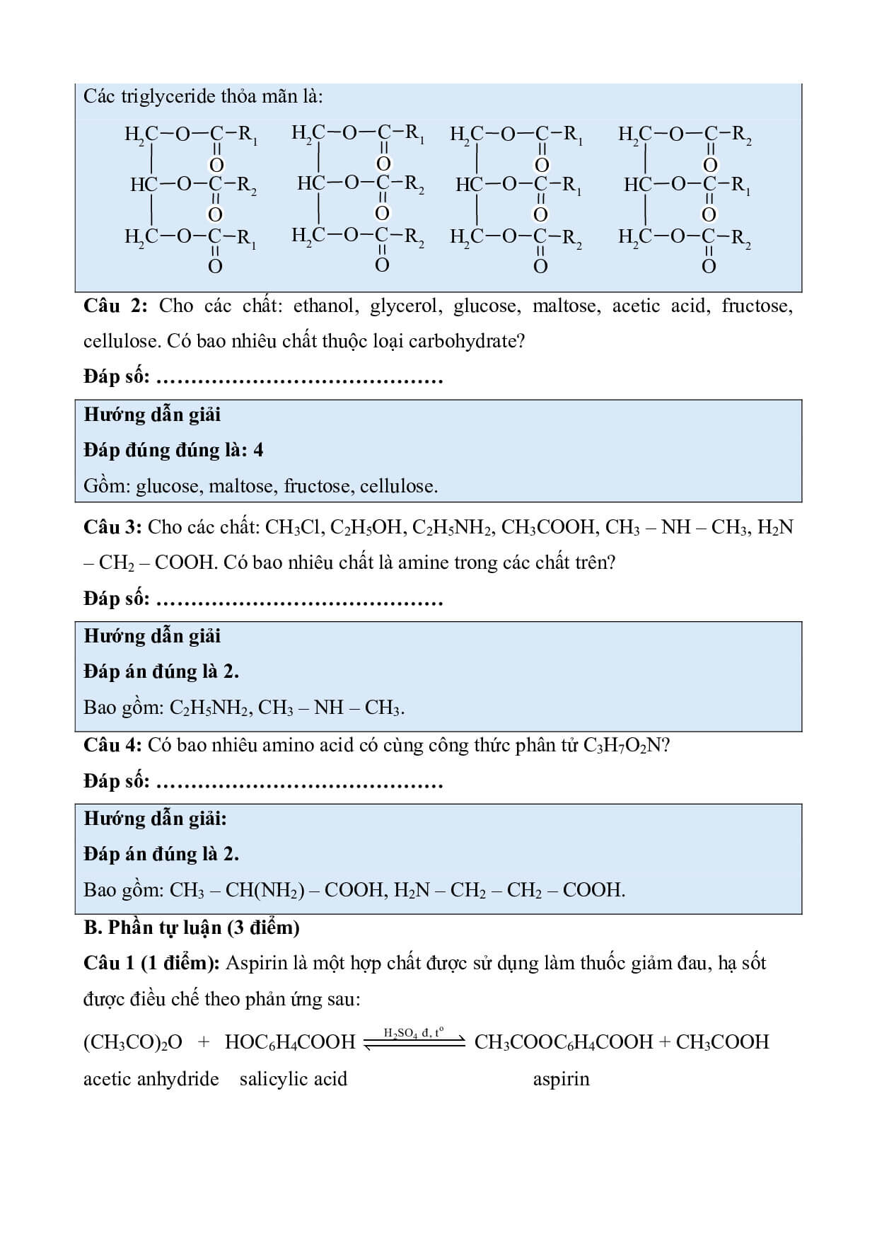 3 Đề thi Giữa kì 1 Hóa học 12 Chân trời sáng tạo (có đáp án, cấu trúc mới)