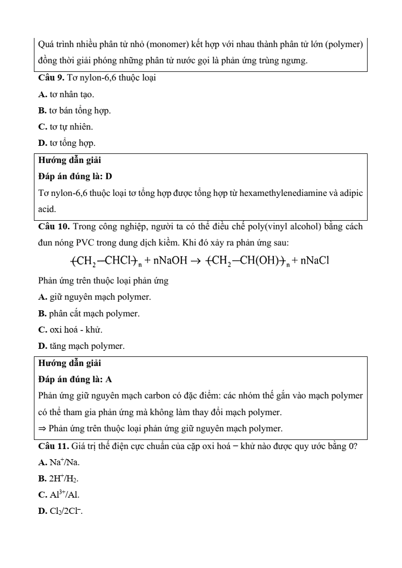6 Đề thi Học kì 1 Hóa học 12 Chân trời sáng tạo (có đáp án, cấu trúc mới)