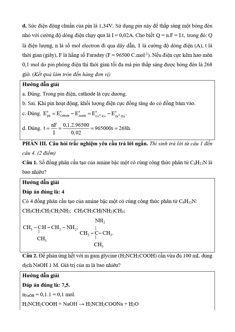 6 Đề thi Học kì 1 Hóa học 12 Kết nối tri thức (có đáp án, cấu trúc mới)