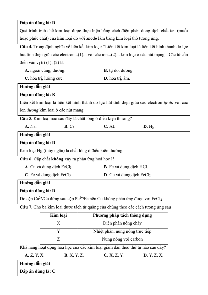 3 Đề thi Học kì 2 Hóa học 12 Cánh diều (cấu trúc mới, có đáp án)
