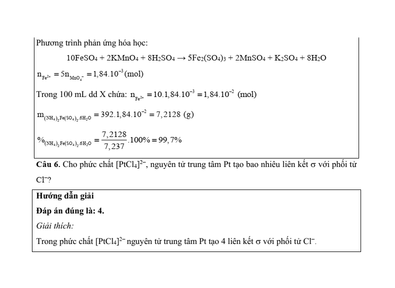 3 Đề thi Học kì 2 Hóa học 12 Kết nối tri thức (cấu trúc mới, có đáp án)