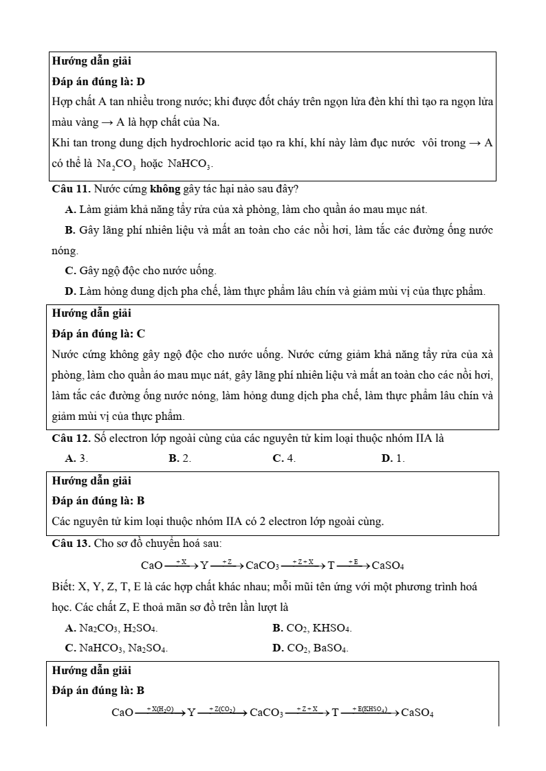 3 Đề thi Học kì 2 Hóa học 12 Kết nối tri thức (cấu trúc mới, có đáp án)