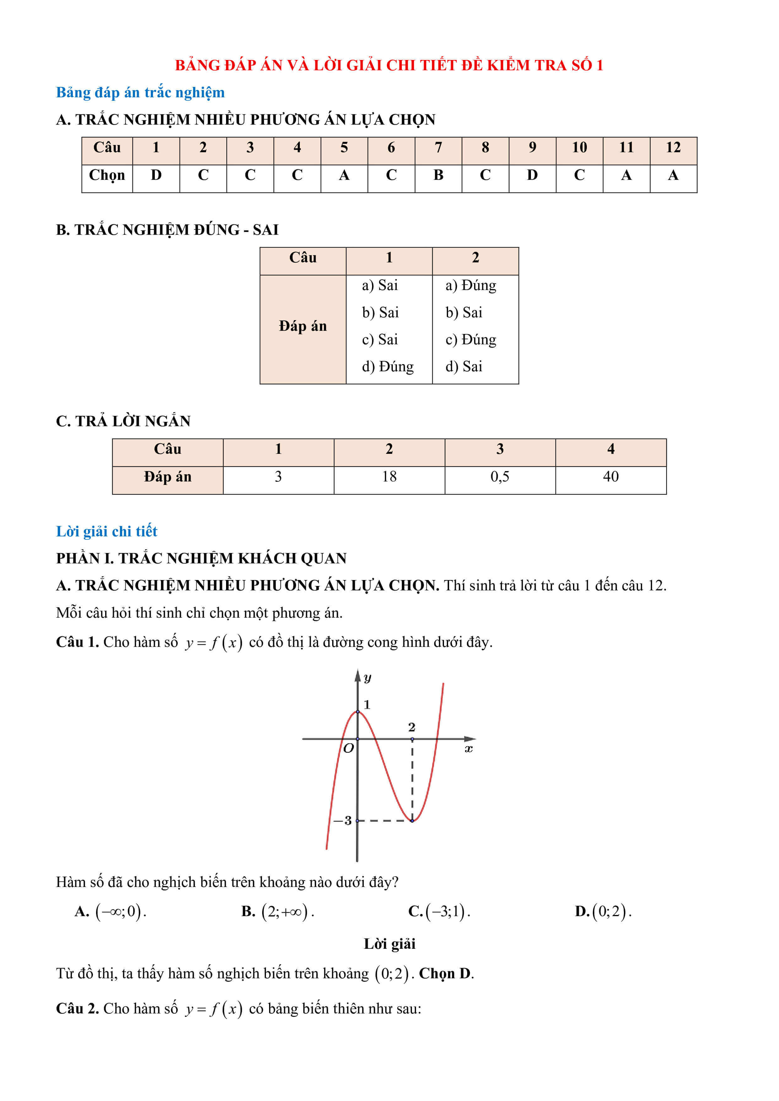 10 Đề thi Giữa kì 1 Toán 12 Kết nối tri thức (có đáp án, cấu trúc mới)