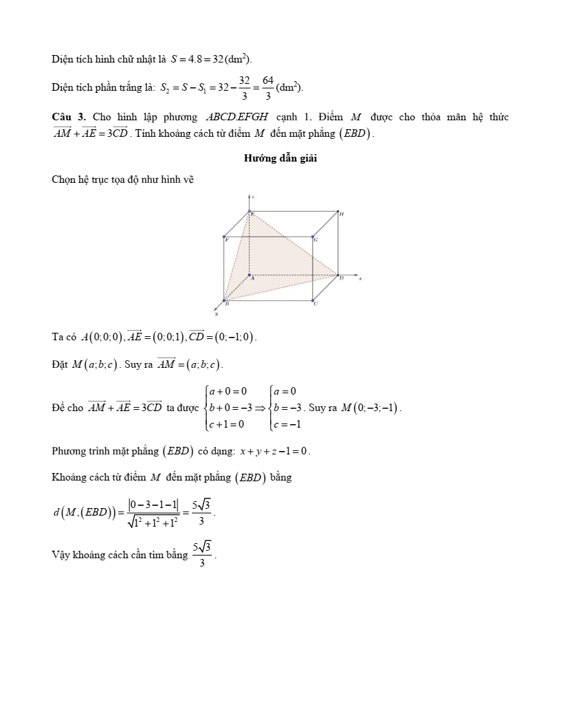 10+ Đề thi Giữa kì 2 Toán 12 Kết nối tri thức (cấu trúc mới, có đáp án)