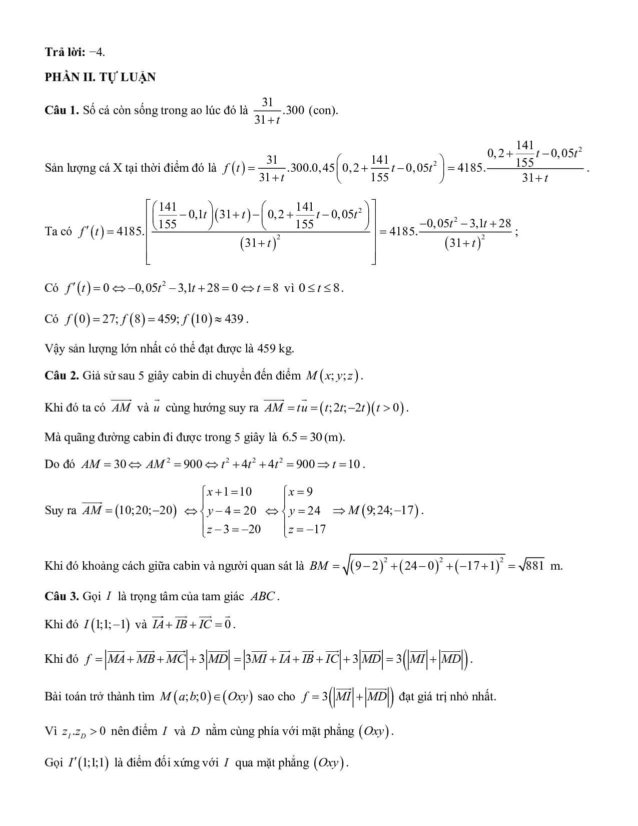 10 Đề thi Học kì 1 Toán 12 Cánh diều (có đáp án, cấu trúc mới)