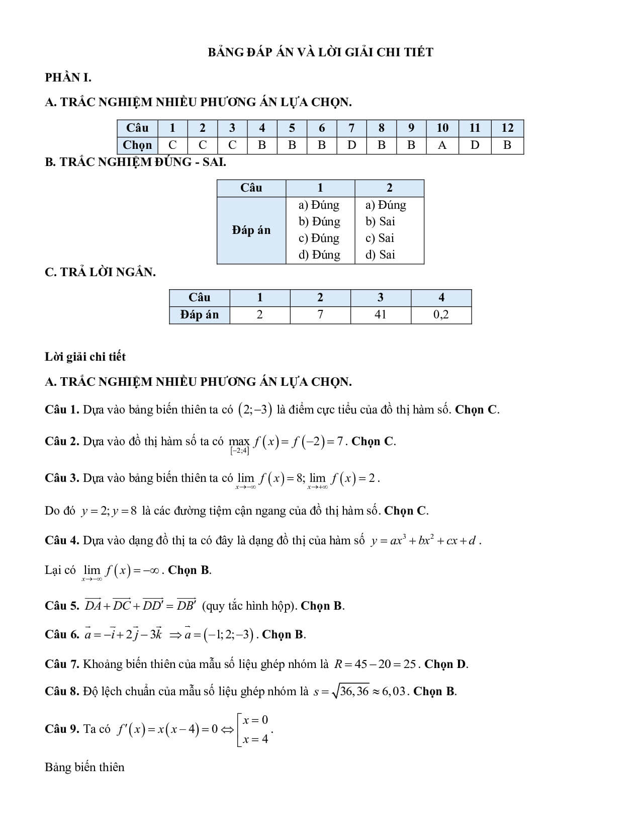10 Đề thi Học kì 1 Toán 12 Kết nối tri thức (có đáp án, cấu trúc mới)