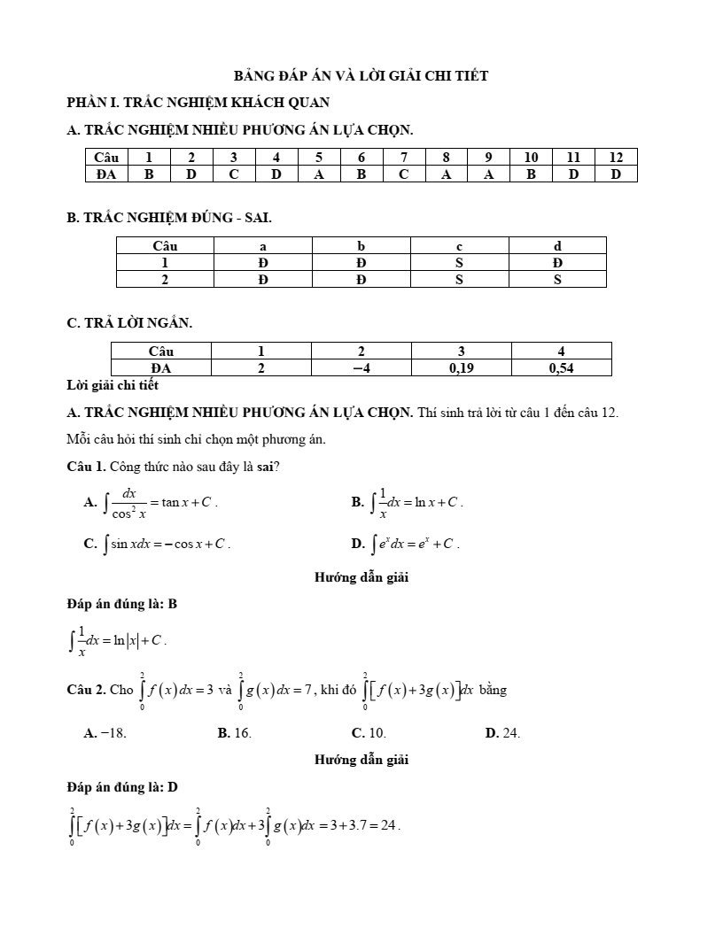 10+ Đề thi Học kì 2 Toán 12 Kết nối tri thức (cấu trúc mới, có đáp án)