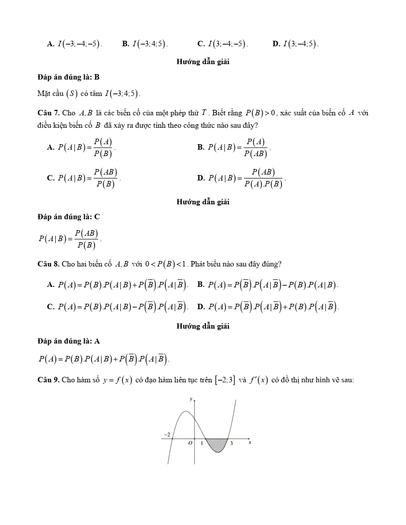 10+ Đề thi Học kì 2 Toán 12 Kết nối tri thức (cấu trúc mới, có đáp án)