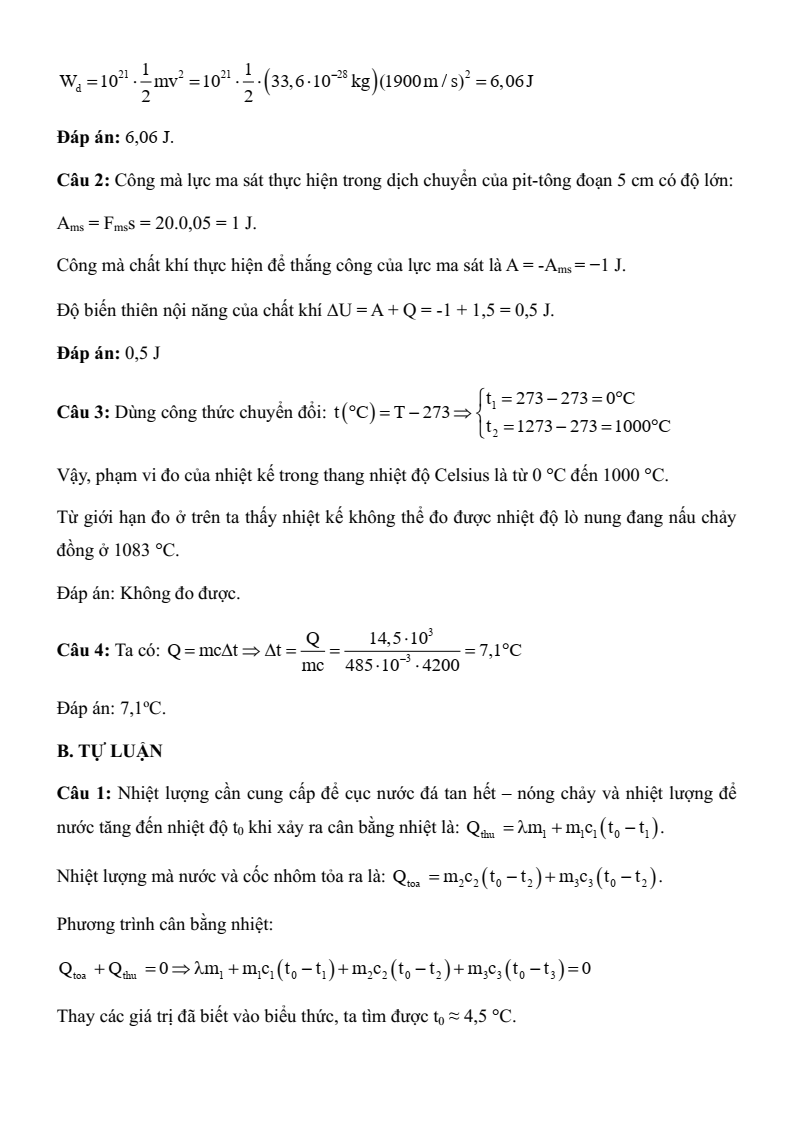 3 Đề thi Học kì 1 Vật Lí 12 Chân trời sáng tạo (có đáp án, cấu trúc mới)
