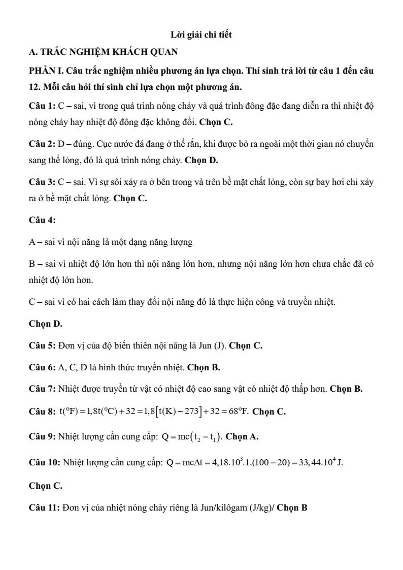 3 Đề thi Học kì 1 Vật Lí 12 Kết nối tri thức (có đáp án, cấu trúc mới)