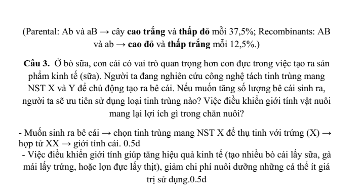 Đề thi Học kì 1 Sinh học 12 năm 2025-2026 trường THPT Nguyễn Trãi (Hội An, Đà Nẵng)