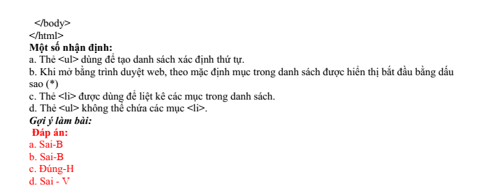 Đề thi Học kì 1 Tin học 12 năm 2024-2025 trường THPT Gio Linh (Quảng Trị)
