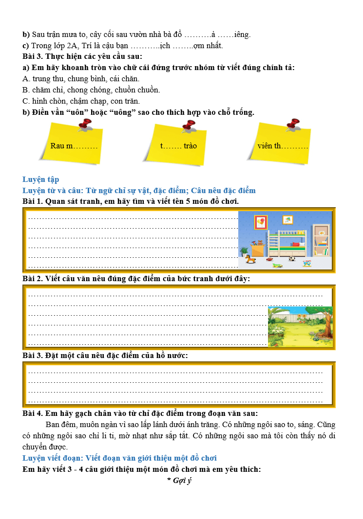 Bài tập hàng ngày Tiếng Việt lớp 2 Bài 22: Tớ là lê-gô | Kết nối tri thức