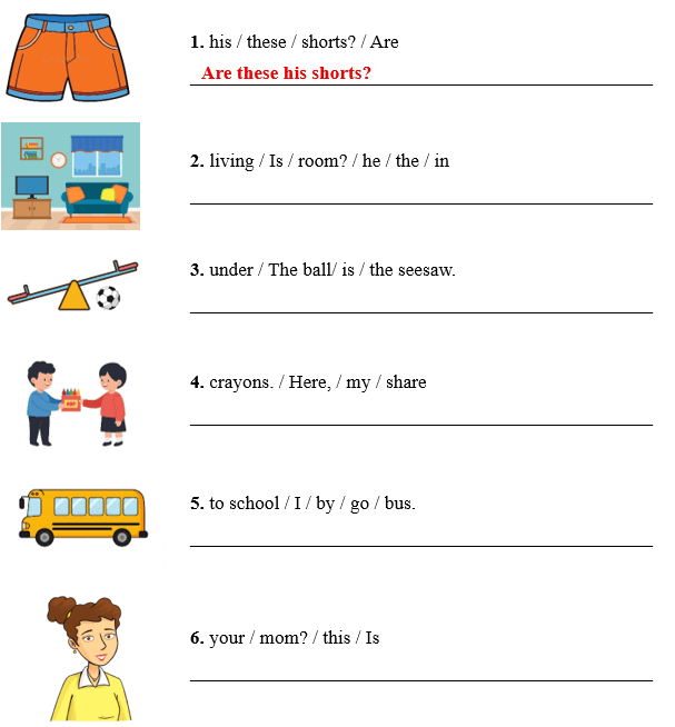 Đề cương ôn tập Học kì 2 Tiếng Anh lớp 2 Family and Friends (có lời giải)