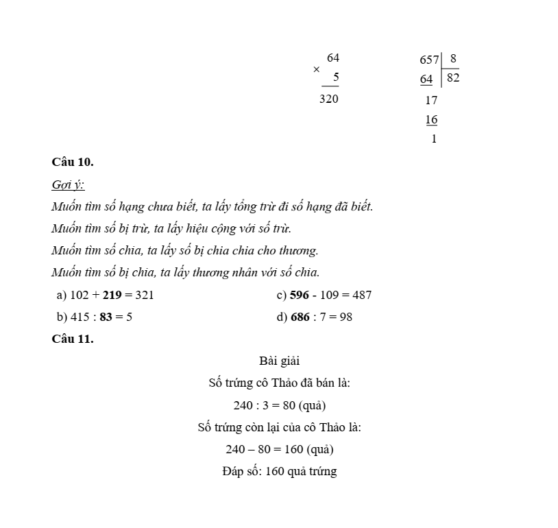 30 Đề thi Học kì 1 Toán lớp 3 Cánh diều năm 2025 (có đáp án)