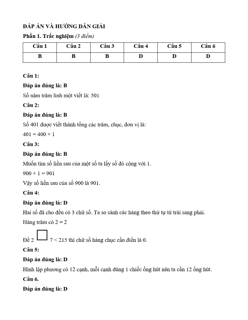 15 Đề thi Học kì 1 Toán lớp 3 Chân trời sáng tạo năm 2025 (có đáp án)